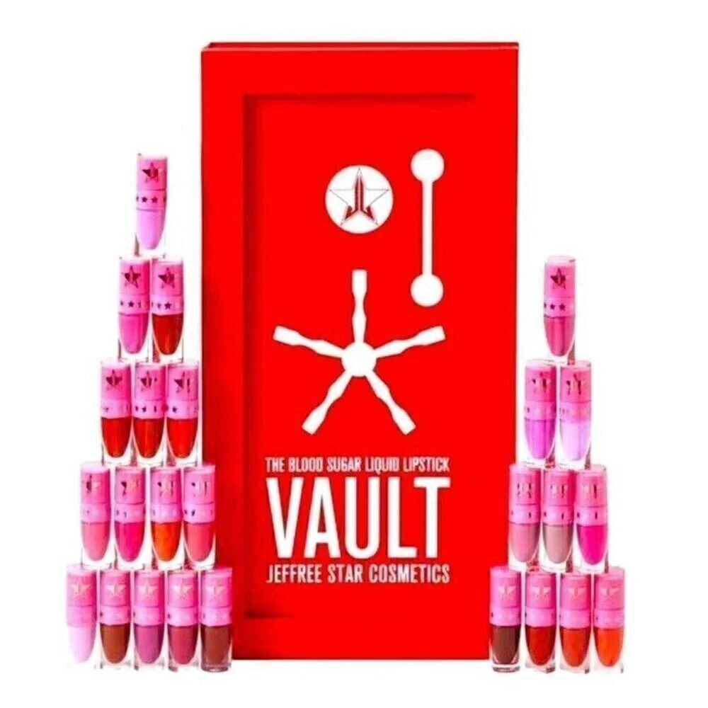 JEFFREE STAR BLOOD SUGAR LIQUID LIPSTICK COLLECTION VAULT NEW